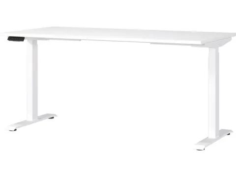 Elektrisch ihv bureau,HxBxD 720-1200x1600x800mm,blad wit