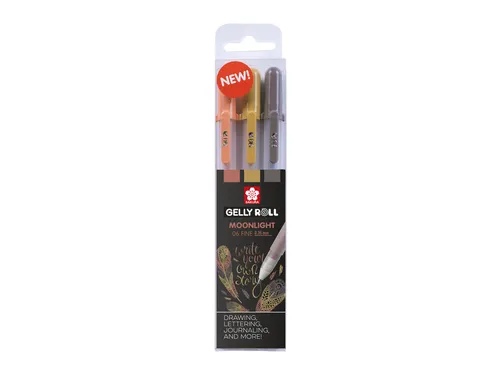 Gelschrijver Sakura Gelly Roll Moonlight 06 nature set à 3 kleuren