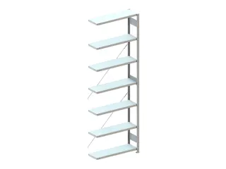 systeemstelling,aanbouwveld,CLIP,HxBxD 3000x1006x336mm,vakl. 100kg - 1