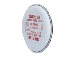 3M 2138 PR stoffilter, merkspecifieke bajonetaansluiting, per 10 paar