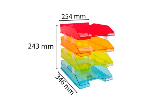 Set 4 brievenbakken COMBO MIDI