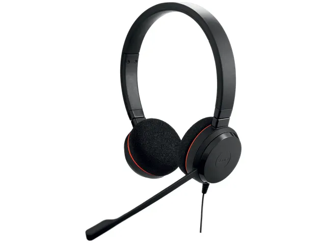 Jabra Evolve 20 Headset Bedraad USB Type-C / USB Type-A Zwart