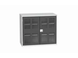 universele kast,HxBxD 1000x1300x550mm,2xStalen bodem,draaigrendelslot - 1