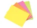 Cartes de communication info, 200x150mm, 4 x 50 pièces,jaune, orange,