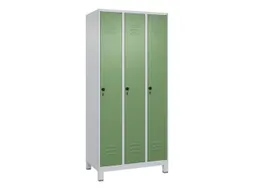 locker voor scheiding van kleding,HxBxD 1950x900x500mm,3vak