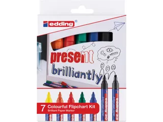 Merkstift brilliant paper marker e-30 en e-33 assorti - 1