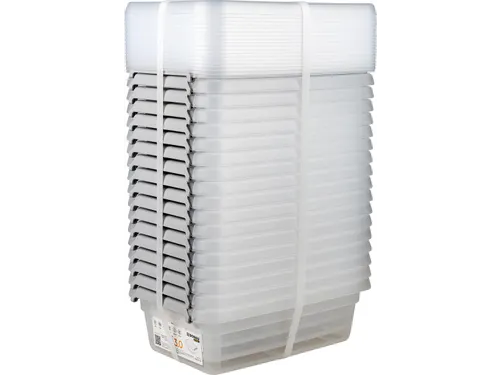 Donau Home Voedseldoos 3 Liter transparant kunststof