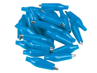 Geisoleerde Krokodillenklem 27mm - Blauw - 2