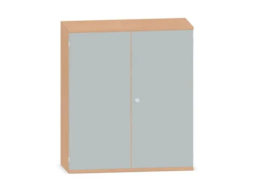 Kantoorkast 1150x1000x430mm Romp Beuken Decor Front Lichtgrijs