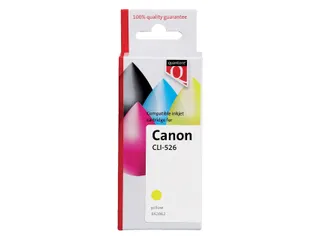 Inktcartridge Quantore alternatief tbv Canon CLI-526 4543B001 geel - 1