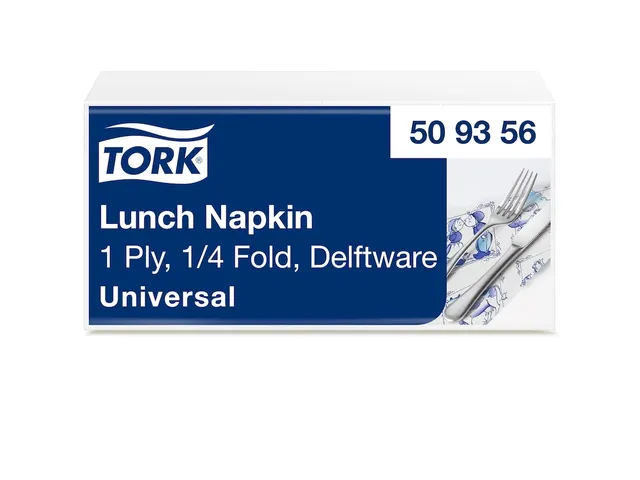 Tork 509356 Lunchservet Delft Ware 32,8x32,5cm