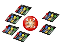Indextabs Post-it 6834 11.9x43.1mm 4+2 gratis 35 tabs per dispenser