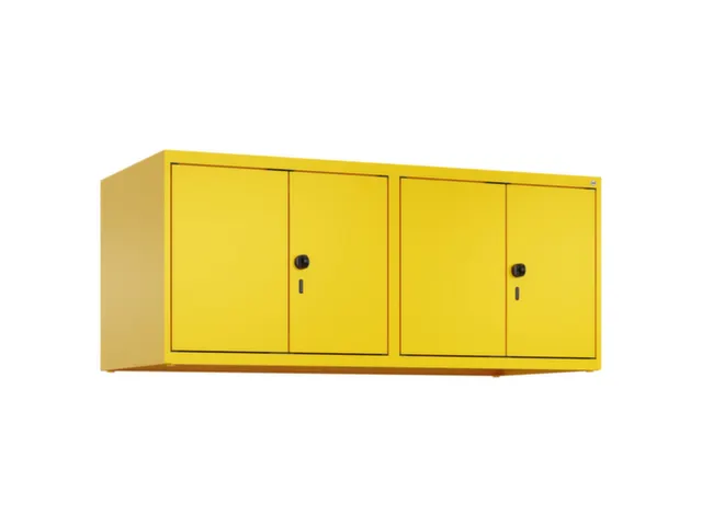 Rehausse d’armoire 4 compartiments L300mm RAL1023/RAL1023