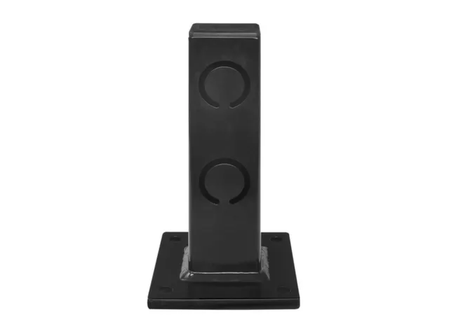 vloerbarrière,paal,v. binnen,HxBxD 250x70x70mm,staal,zwart