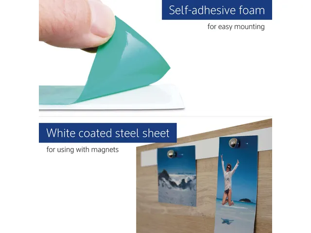 Metaalband MAUL 5mx35mm zelfklevend wit knipbaar