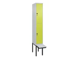 Dubbeldekse dekenkist,HxBxD 2120x300x815mm,1x2vak.,vak B 300mm
