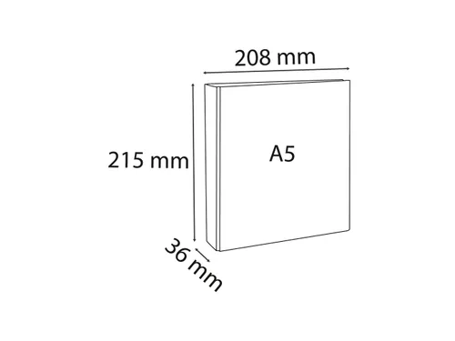 Ringmap Pp Personaliseerbaar Kreacover 2 D-Ringen 20mm A5 Wit