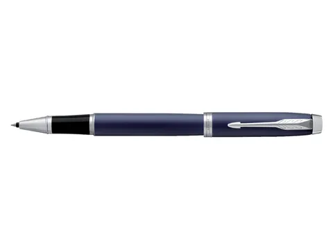 Rollerpen Parker IM Matte blue CT Finish Fijn Zwarte inkt