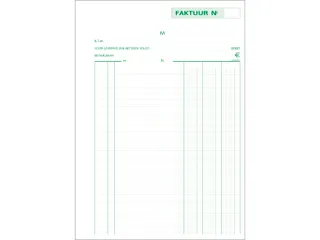 Manifold Fakturen 29 ,7x21 50bl tripli - 5