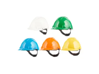 Veiligheidshelm 3M 53-62cm Uvicator en pinverstelling geel - 5