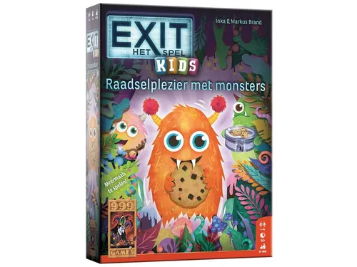 999Games Breinbreker Spel EXIT Kids Raadselplezier met Monsters 5+