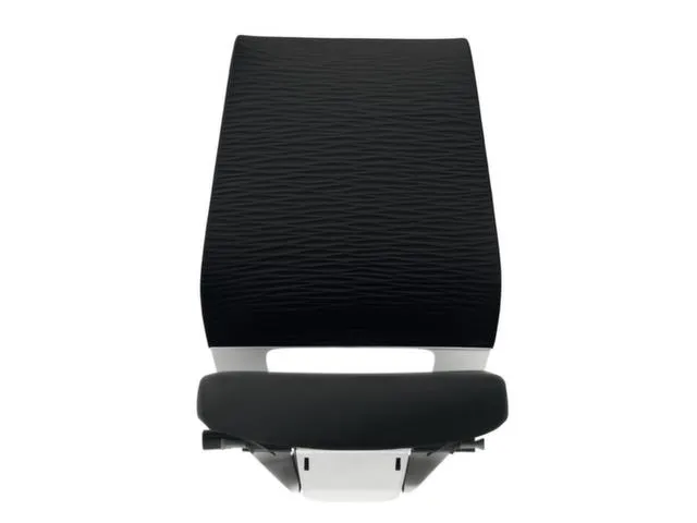Siège De Bureau Pivotant Assise Noire Dossier Noir Hxlxp 1010-1130X49