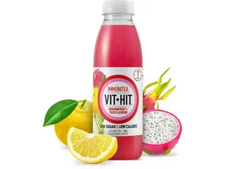 Vitaminedrank Immunitea Dragon Fruit 50 cl Pak 12 Stuks - 2