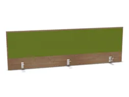 opzetpaneel,v. bureau,aanbouw achter,B 1800mm,NT-cherry,BN7048-groen
