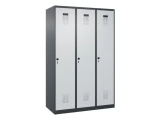 locker voor scheiding van kleding,HxBxD 1850x1200x500mm,3vak - 2
