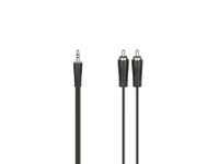 Audiokabel, 3,5-mm-jack-stekker - 2 cinch-stekker, stereo, 3,0 m