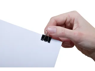 Papierklem MAUL 215 foldback 19mm capaciteit 7mm zwart - 8