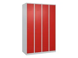 locker voor scheiding van kleding,HxBxD 1850x1200x500mm,4vak