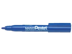 Viltstift Pentel NN50 rond blauw 1.5-3mm