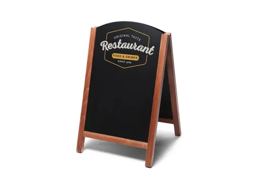 Krijtstoepbord Fast Switch 68x120cm Lichtbruin