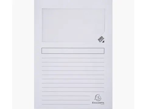 Venstermap Exacompta Forever L-map 120gr karton Wit