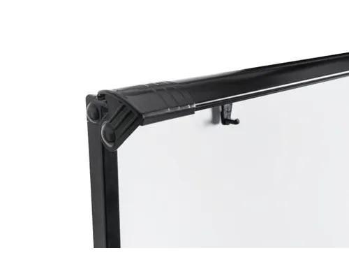 Flipchart Magnetisch Met 5 Wielen 100x70cm Zwart