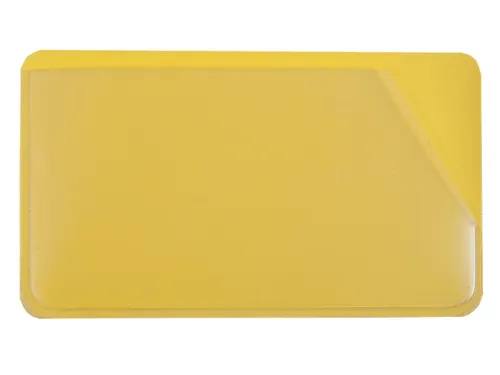 etikethouder,HxL 58x100mm,achterzijde magnetisch,geel
