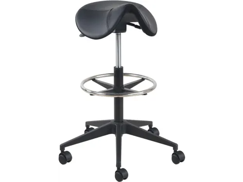 Euroseats Zadelkruk Matera Large Zwart Ergonomisch