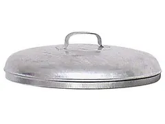 Oplegdeksel,V. Blikken Ton 80L,Staal Vuurverzinkt