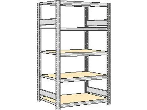 magazijnstelling,grondveld,HxBxD 2000x1341x600mm,vakl. 250kg