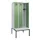 locker met bank,HxBxD 2120x900x815mm,3vak,vak B 300mm,cilinderslot