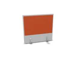 opzetpaneel v. bureau aanbouw achter MP-lichtgrijs BN3012-oranje 600mm