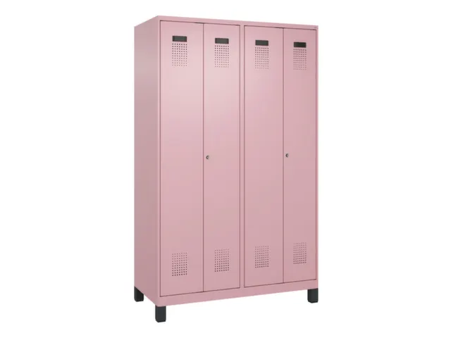locker voor scheiding van kleding,HxBxD 1950x1200x500mm,4vak