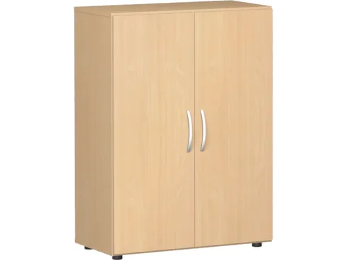 kantoorkast met openslaande deuren HxBxD 1104x800x420mm hout beuken