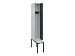 locker met bank,HxBxD 2120x300x815mm,1vak,vak B 300mm,cilinderslot