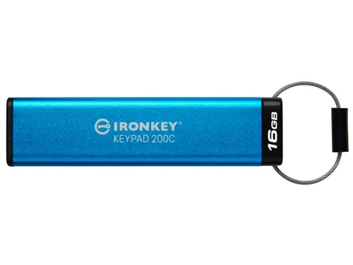 16GB USB-C IronKey Keypad 200C, FIPS 140-3 Lvl 3 (aangevraagd) AES-256