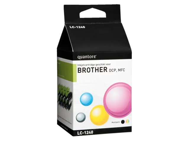 Inkcartridge Quantore Brother Lc-1240 4-pack