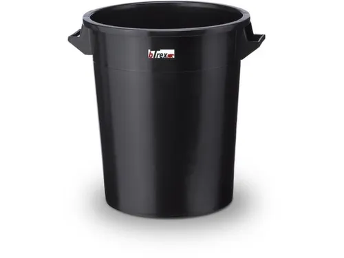 ton,HxØ 570x480mm,75l,HDPE,zwart