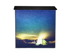 Print voor Counter Impress met LED-Gordijn