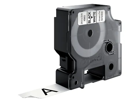 Labeltape Dymo 45803 D1 S720830 19mmx7m zwart op wit